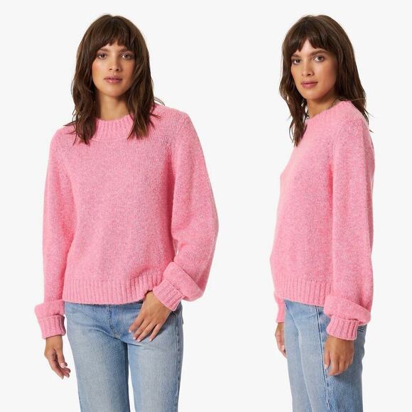 XiRENA Sweaters - Xirena Dillan Sweater Light Pink Soft Knit Pullover Crewneck Luxe Wool Blend S